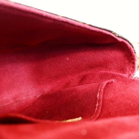 LOUIS VUITTON LV Tambourine Shoulder Bag Monogram Leather Brown - Picture 16 of 16